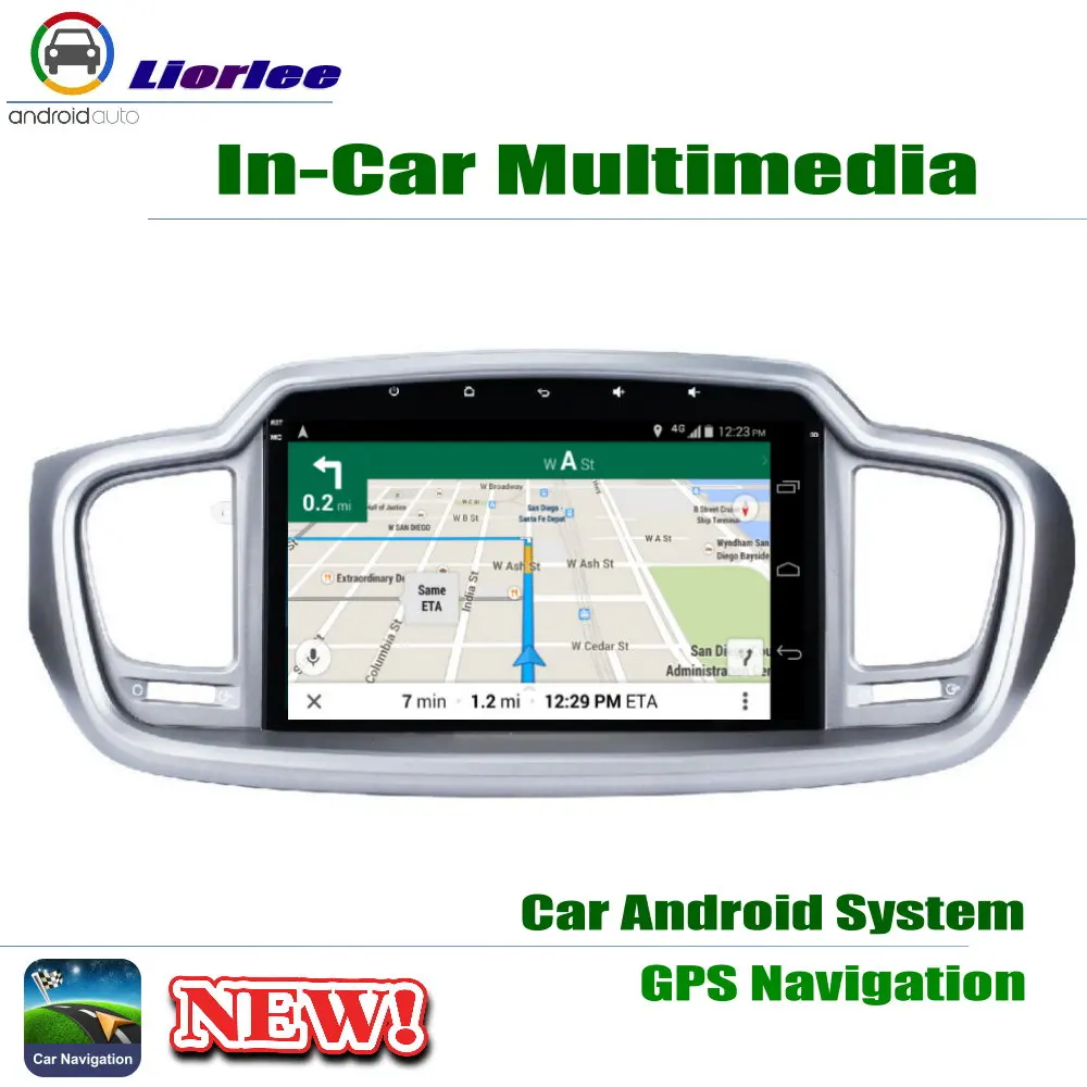 Best 10.1" HD 1080P IPS LCD Screen Android 8 Core For Kia Sorento 2015~2018 Car Radio BT 3G/4G WIFI AUX USB GPS Navi Multimedia 3
