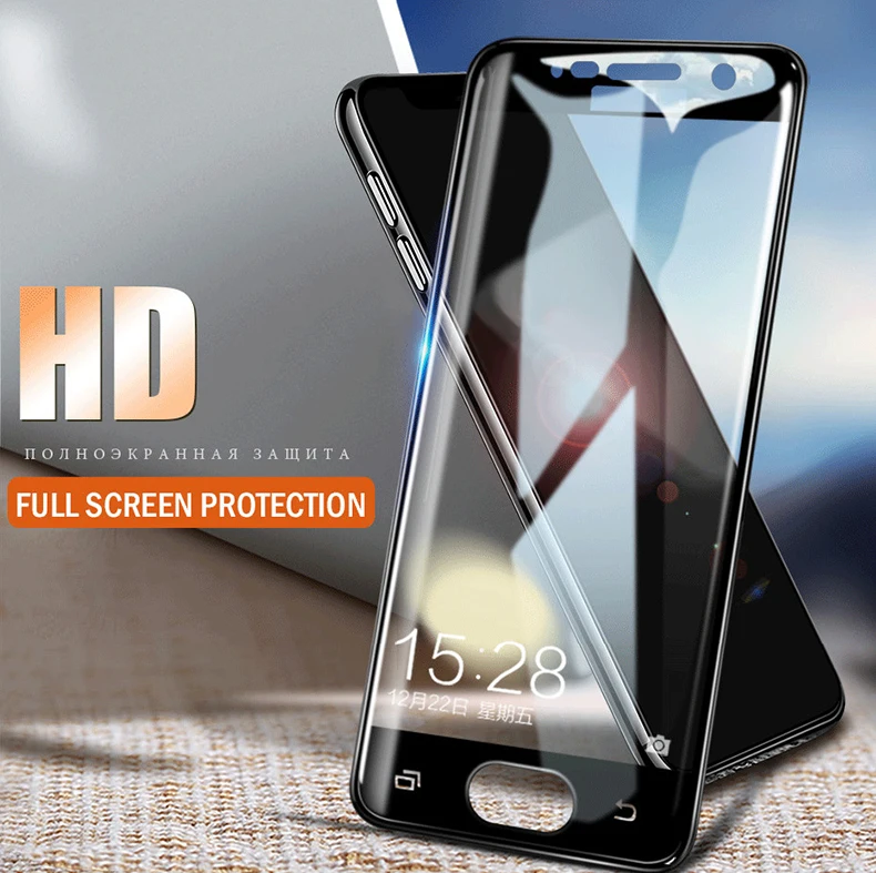 9H защитное стекло на экран для samsung Galaxy S6 S7 A3 A5 A8 A6 Plus A7 закаленное стекло A8 A7 A6 защитная пленка
