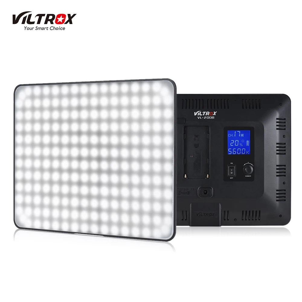 

Viltrox LED Video Light Ultra-thin 5600K Mono-Color Photography VL-200B Fill Light for Canon Nikon Sony Camera and Camcorder