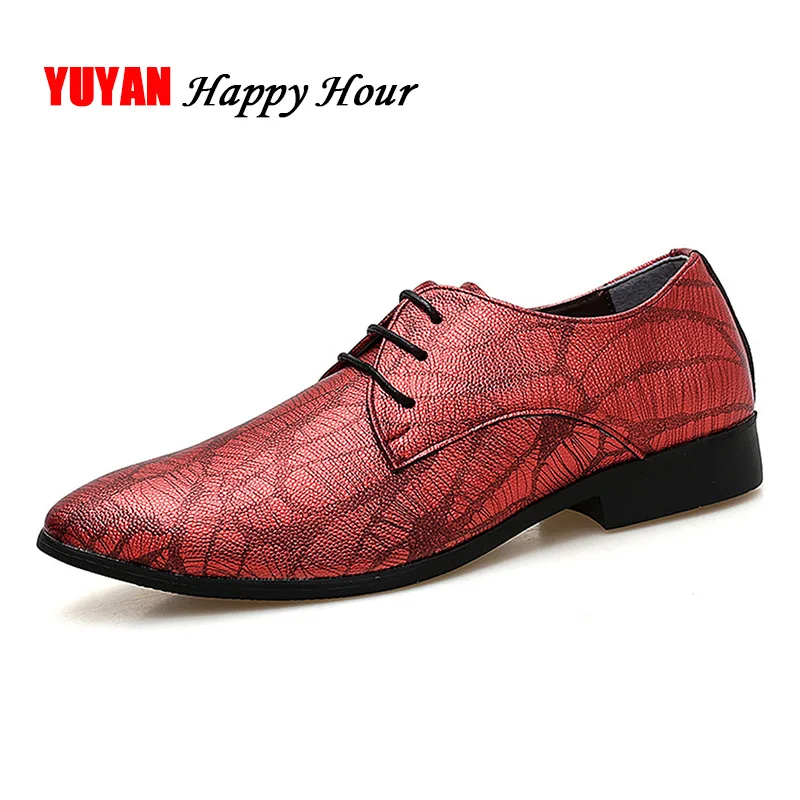 

Fashion Oxfords Mens Business Shoes Pointed toe Soft Leather Casual Shoes Male Brand Footwear Grey Red Blue A173