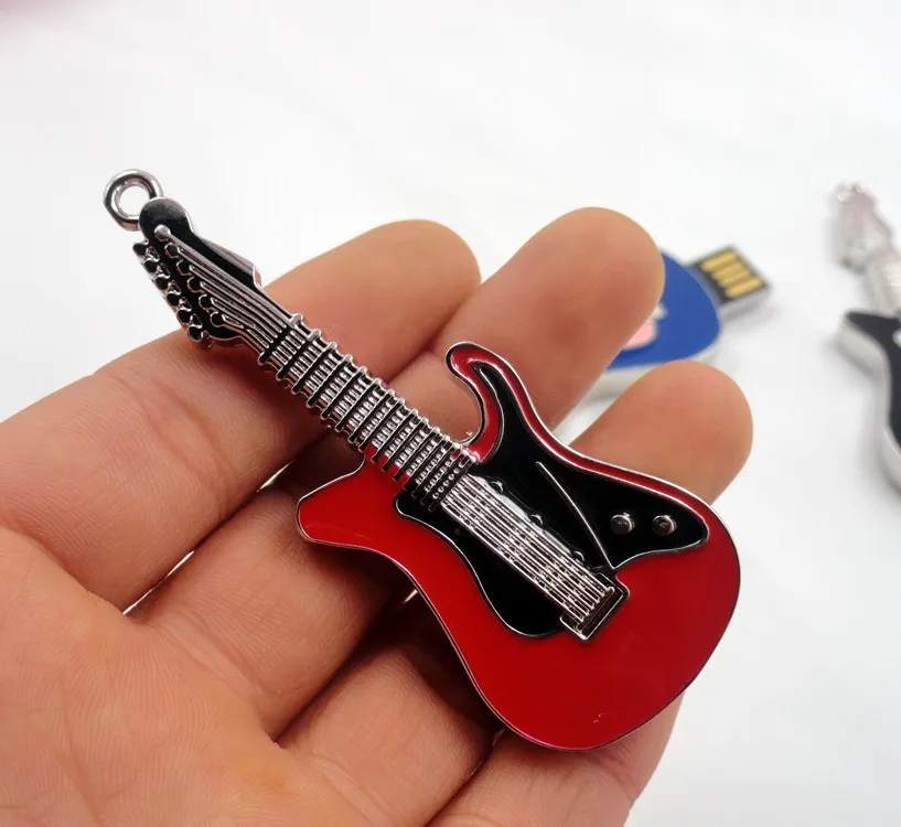 LEIZHAN Metal Guitar USB Flash Drive 32G Pendrive High
