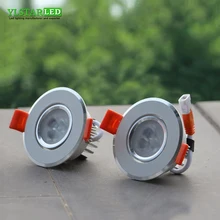 YLSTAR 2 шт./компл. Светодиодный прожектор 3 Вт AC85-265V Мини светодиодный светильник для внутреннего освещения светодиодный встраиваемый потолочный светильник