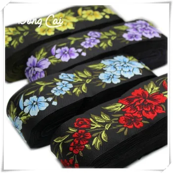 

9yards/lot National ethnic embroidery jacquard webbing DIY handmad sewing ribbon Carpet decorative edge Upholstered accessory