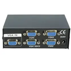 Новые 150 мГц 2 Порты и разъёмы Мониторы коммутатор VGA SVGA Video Splitter Box адаптер USB Powered