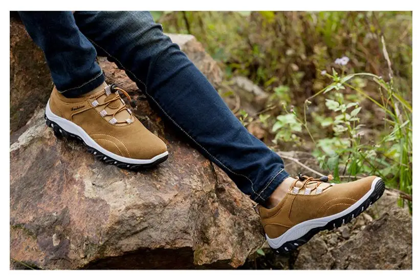 JOKSD, Мужская брендовая походная обувь, уличные кроссовки, треккинговые ботинки, Мужская альпинистская Водонепроницаемая спортивная обувь для ходьбы A49