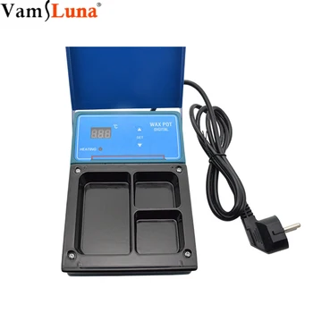 

Dentist Dental 3 Well Analog Wax Melting Dipping Pot Heater Melt Machine Lab Equipment with Digital LCD Temperature Setting