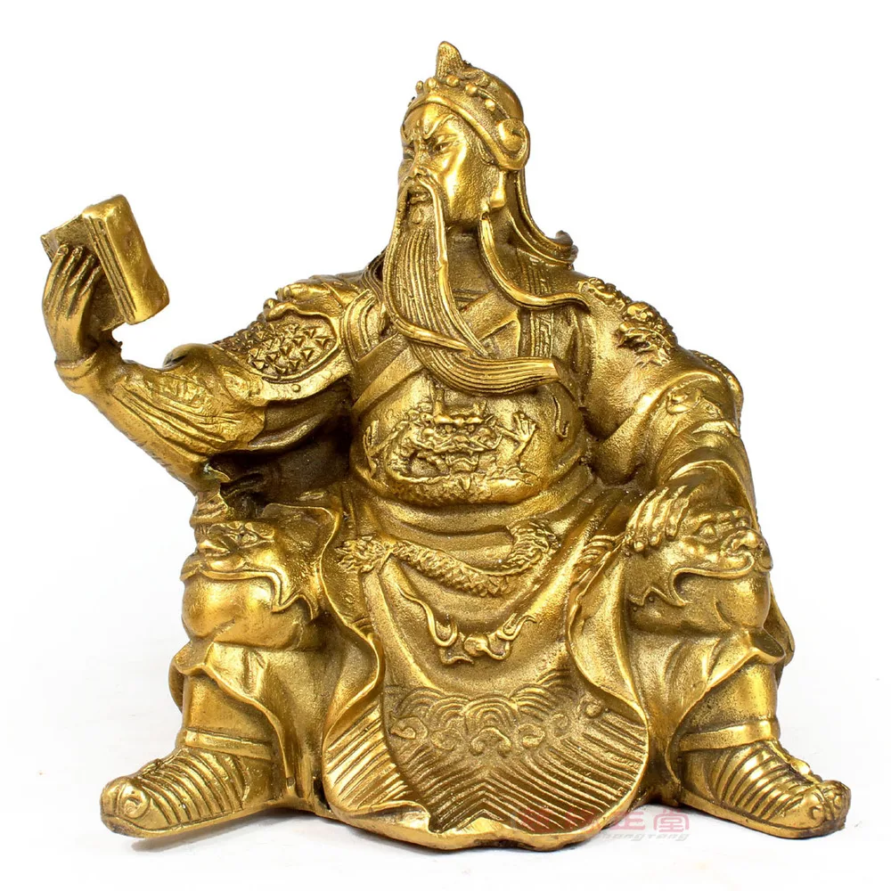 

Carving Work of Art Copper decoration mammographies bronze statue of guan gong Large statues crafts