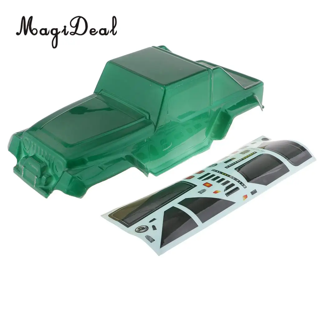 MagiDeal 1/10 Durable Plastic Body Shell 250mm Wheelbase for Axial SCX10 D90 RC Truck Jeep Models