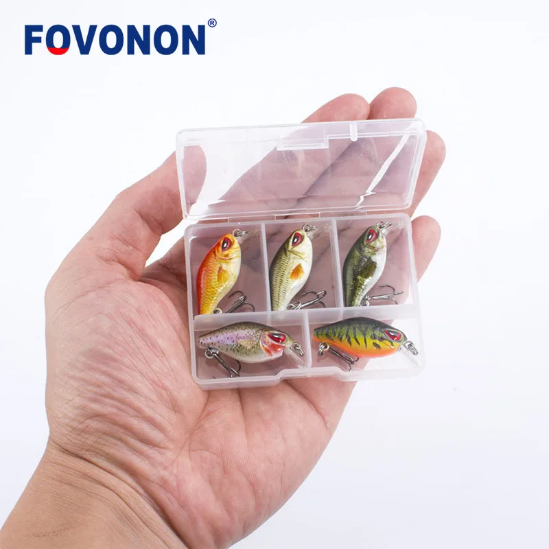 FOVONON новые рыболовные приманки 3 см 1 8 г шт. искусственные микро жесткие мини