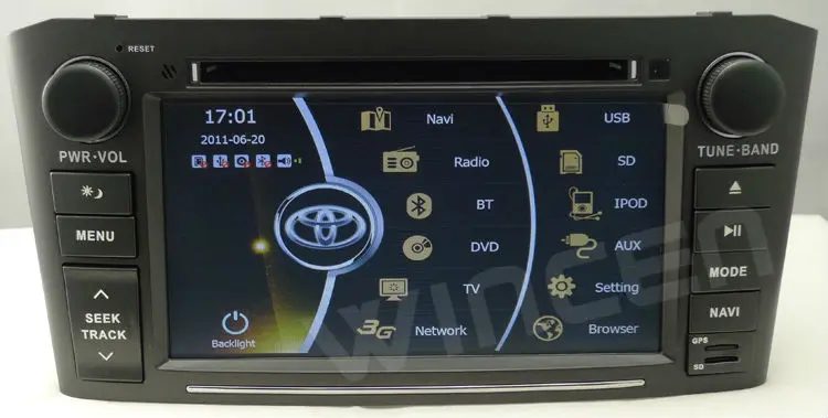 Новинка! Автомобильный DVD gps плеер для Toyota Avensis 2003-2007 800MHZ cpu 256 MB ram с gps Радио RDS IPOD DVD USB SD PIP функция