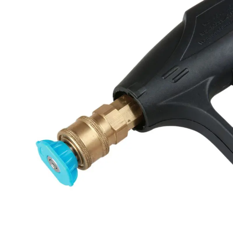 

Power Pressure Washer Spray Nozzle Quick Connect 0-64 Degrees Pivoting Pressure Washer Accessories Kit