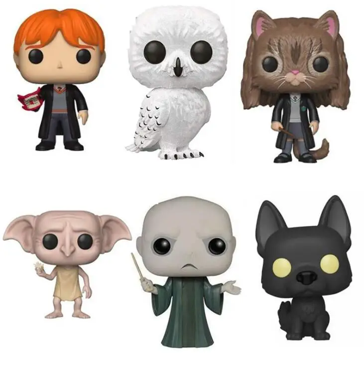 FUNKO POP аниме Гарри Поттер Рон Уизли Коллекция Модель игрушки Фигурки героев кино