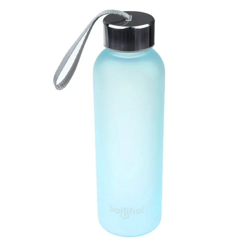 

600ML Eco-friendly New Leak Tight Fruit Juice Sport Portable Travel Bottle the rope my plastic bicycle bottle D36JL13