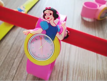 

1pcs/lot New Snow White Princess slap watch for kids best gift for kids