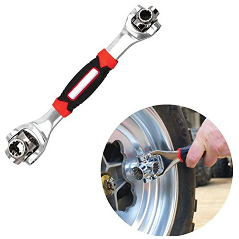 

Tiger Wrench 48 in 1 Car Repair Tools Multipurpose Socket Works with Spline Bolts Torx 360 Degree 6-Point Universal Furniture