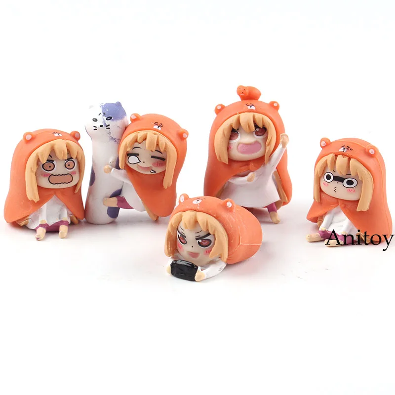 

Anime Himouto! Umaru-chan Figure Mini Doma Umaru Cute Action Figure Doll Toys Gift for Children Girls 5pcs/set 1-3cm