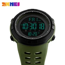 Модные спортивные военные часы, мужские водонепроницаемые часы с обратным отсчетом, спортивные цифровые светодиодный электронные часы, наручные часы, мужские наручные часы
