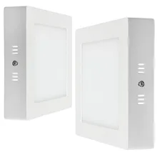 10 шт. поверхностного монтажа светодиодный потолочный светильник 15 Вт SMD2835 поверхности светодиодный Панель свет с драйвером, 85-265 V DHL/FedEx