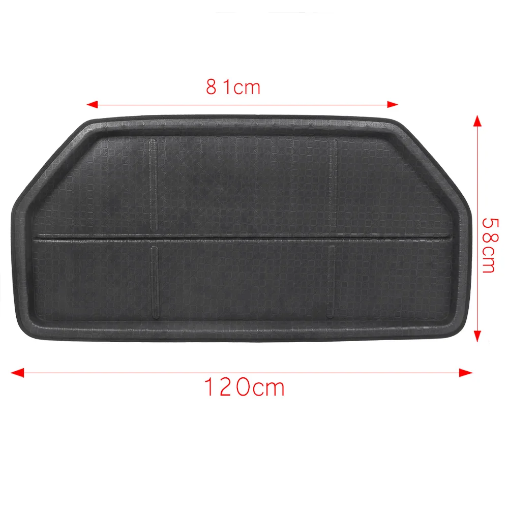 

For Honda Odyssey JDM Rear Trunk Cargo Liner Boot Mat Floor Tray Carpet Mud Protector Cover 2014 2015 2016 2017 Automobile Parts