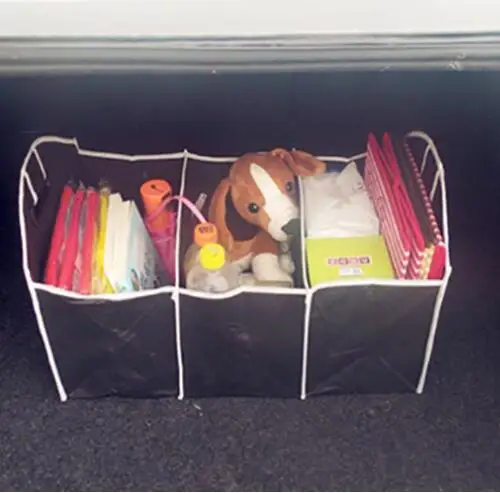

Multi-function car storage box non-woven folding storage box car backup debris storage bag