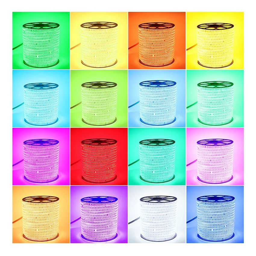 Высококачественная Светодиодная лента SMD5050 водонепроницаемый тип RGB 60