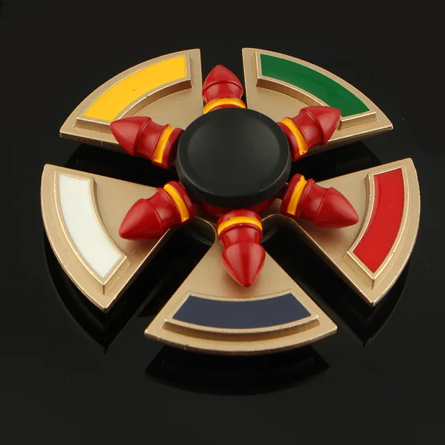 Hot Double Bearing Rudder Fidget Spinner Pirate Sailor Ship Wheel