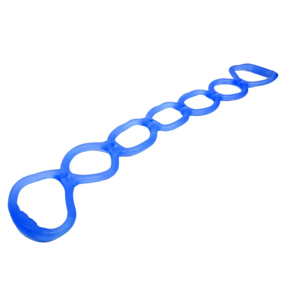 7 Holes Silicone Resistance Bands Yoga Training Band Gym Exercise Training Expander Tube Elastic Pull Ropes Pull Up Assist Band fitness resistance band fitness accessories