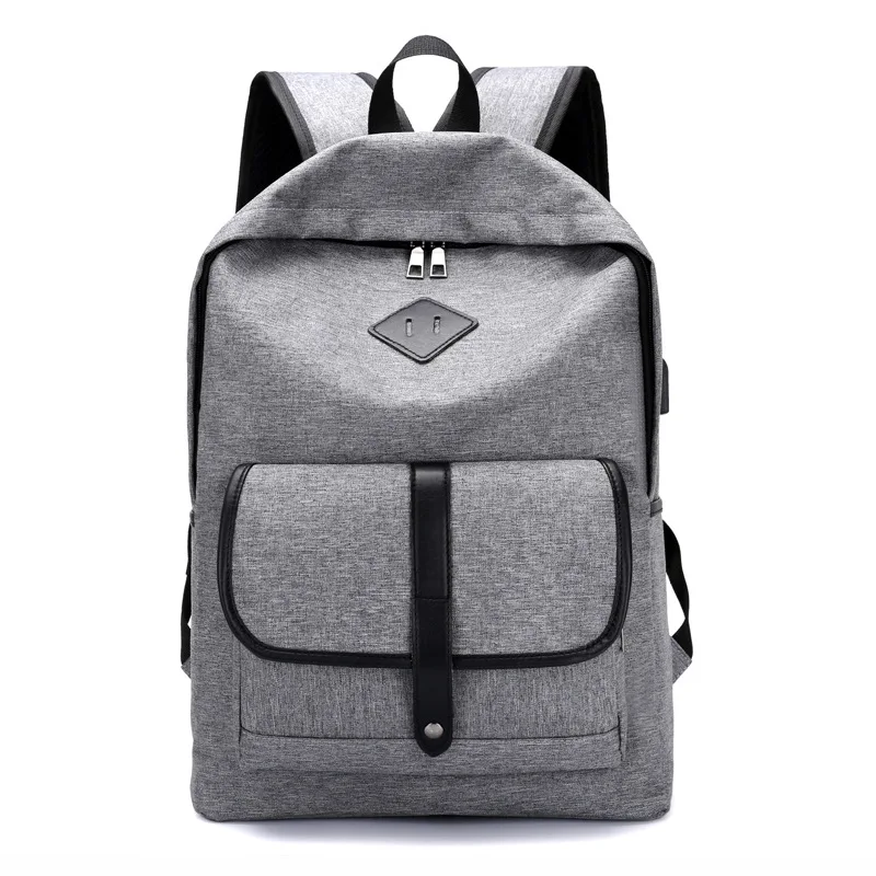 

Fashion Men Backpacks Male Multifunction USB Charging Laptop Backpacks Teenager Large Backpack Student School Backpack
