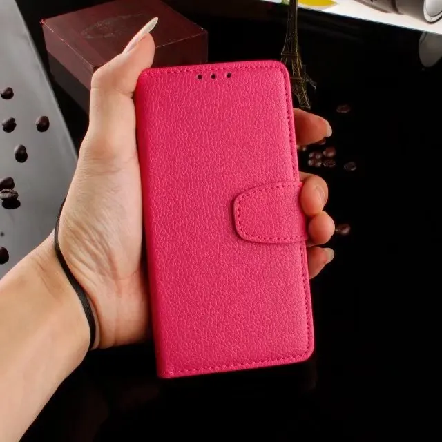50 шт./лот,, мягкий ТПУ+ ПУ кожа, чехол-кошелек личи для samsung S9/S9 PLUS/A8 /A8 PLUS