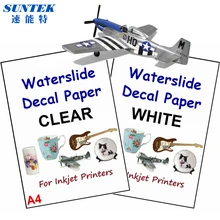 40 шт прозрачный+ 30 шт белый) A4 пленка прозрачная белая вода слайдер переводная бумага для ногтей стеклянные наклейки для свечей