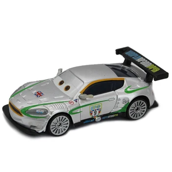 

Disney Pixar Cars Diecast Rare Silvery British Racing Car Diecast Cars 1:55 Disney Toy Great Collection Kid Best Gift