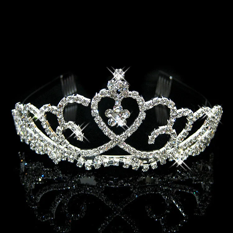 Новая мода принцесса невесты кристалльная тиара из горного хрусталя Корона Свадебные аксессуары - Окраска металла: 11