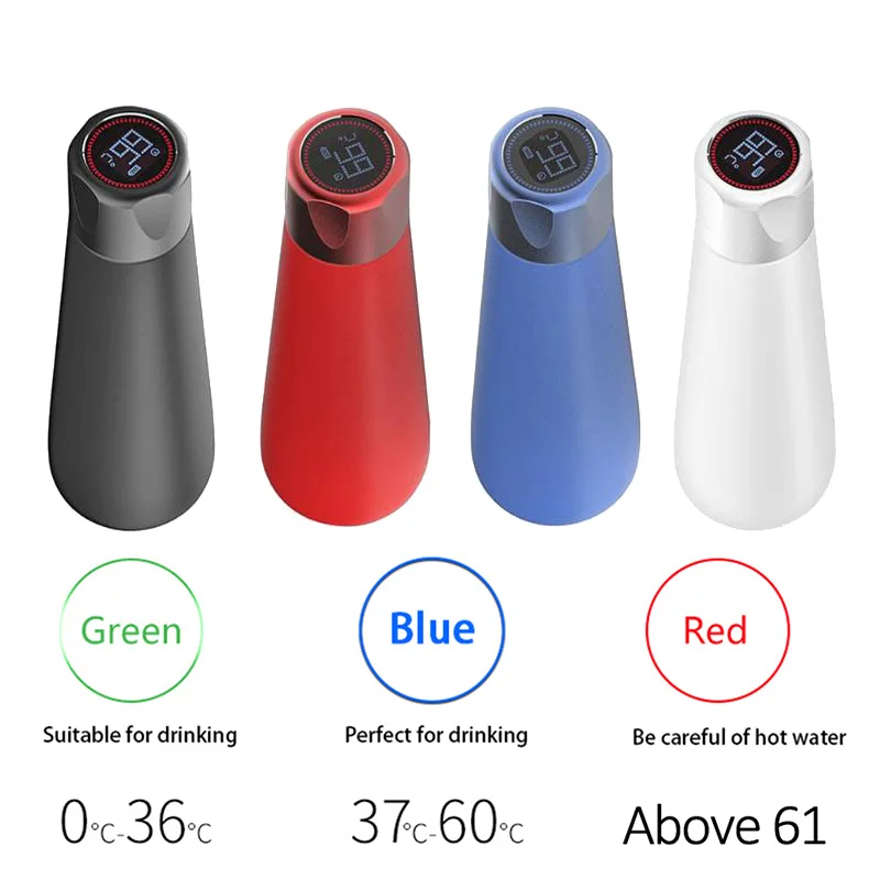 

Dual Layer Digital Thermal Bottle LED Display Stainless Steel 304 Thermal Cup vacuum flask water bottle