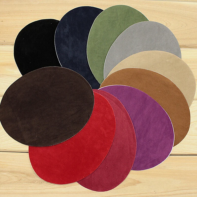 1 Pair Colorful Iron on Elbow Knee Repair Decor Clothing