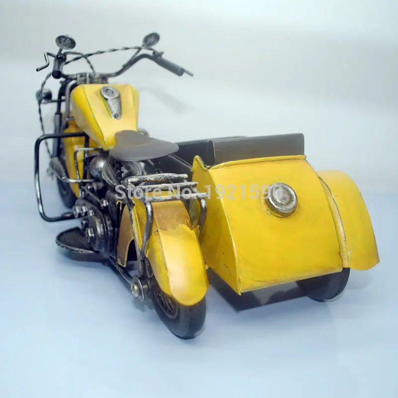 Vintage Motor Tricycle yellow (6)