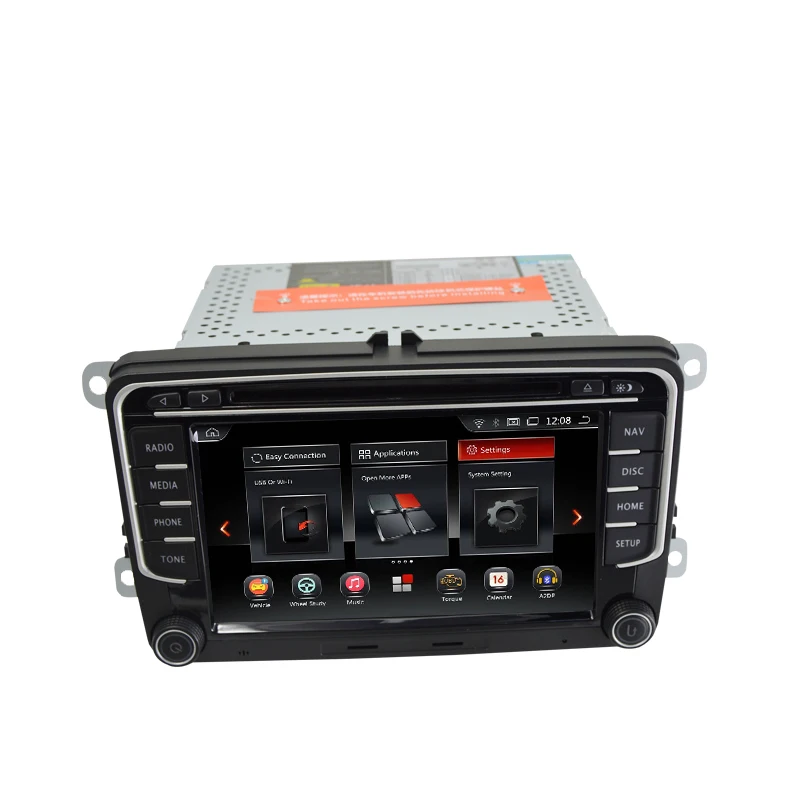 7 дюймовый восьмиъядерный Android 9 0 автомобильный DVD для VW golf 4 5 6 touran passat B6 sharan jetta caddy