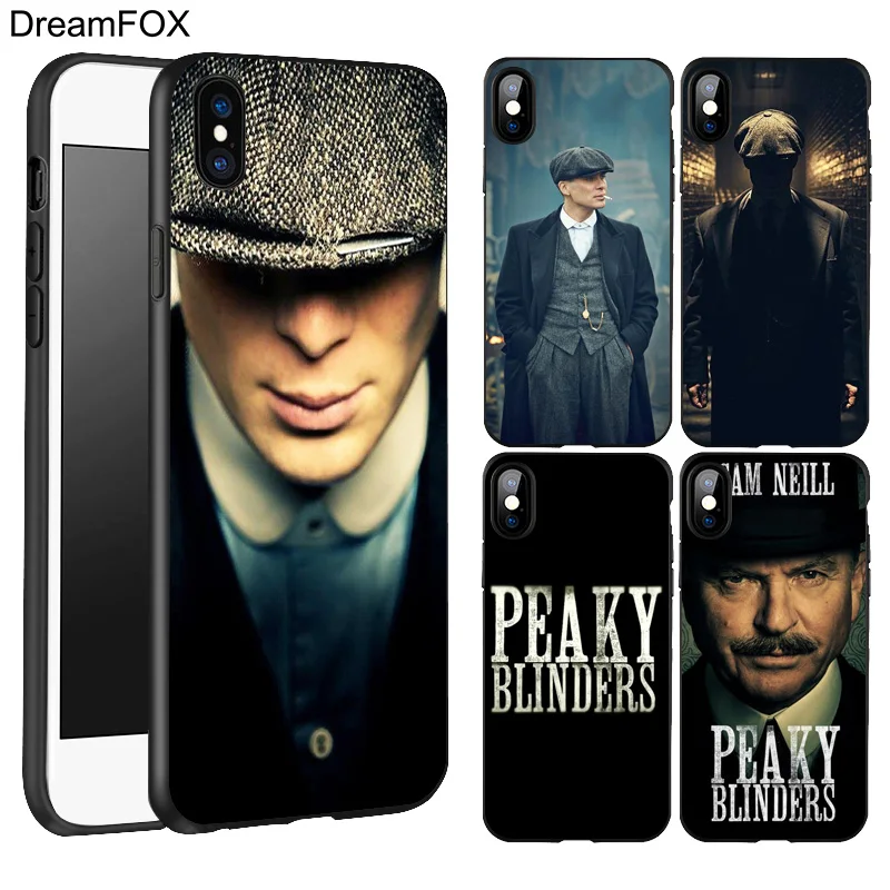 

DREAMFOX L541 Peaky Blinders Black Soft TPU Silicone Case Cover For Apple iPhone XR XS Max X 8 7 6 6S Plus 5 5S 5G SE
