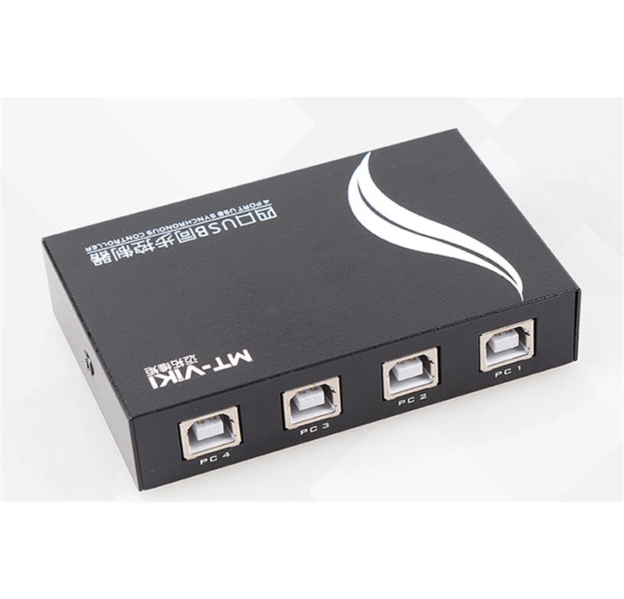 MT-VIKI 4 порта KM Synchnorizer Control PC Hosts by 1 Клавиатура Мышь Комбинированный набор Hotkey KVM