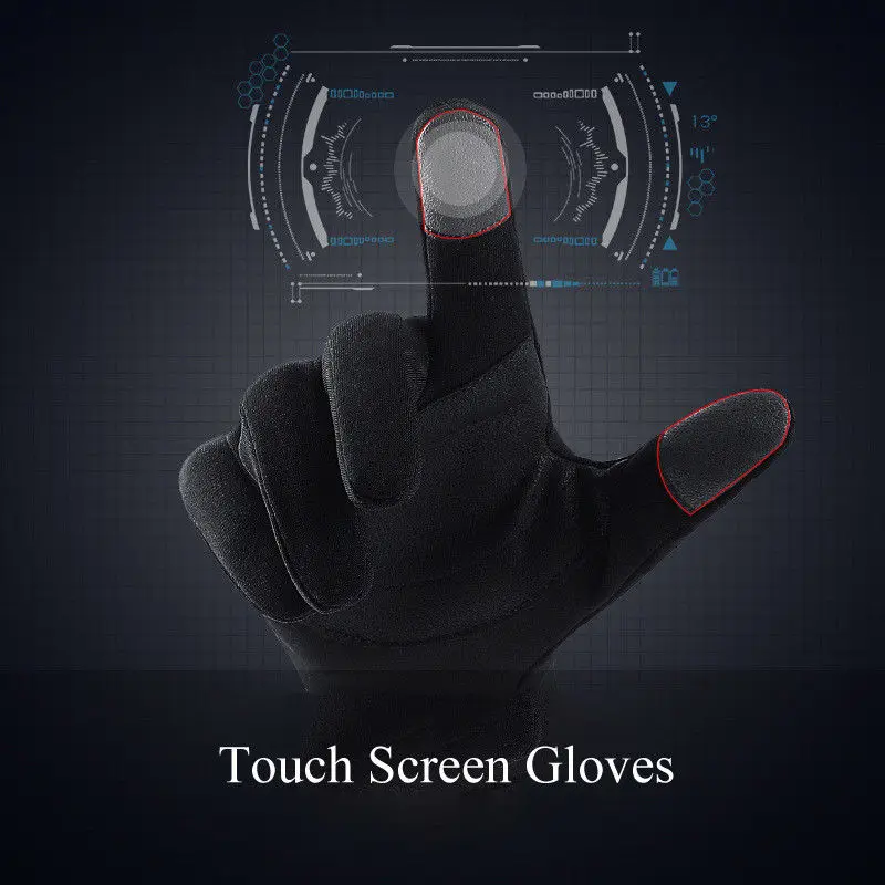 For Women Genuine Lambskin Leather Button Wrist Winter Warm Fleece Lining Gloves