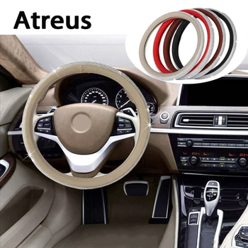 

Atreus Diamond Car steering wheel covers rims Genuine styling For Lexus Honda Civic Opel astra h j Mazda 3 6 Kia Rio Ceed Volvo