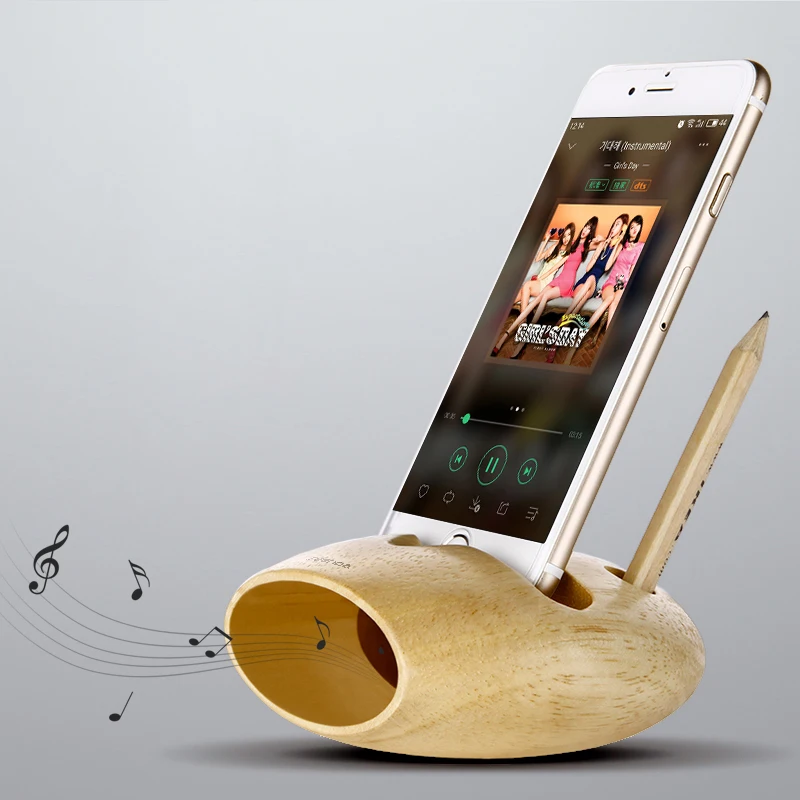 For iPhone Charging Dock Stand , Bamboo Wood Docking Station iPhone