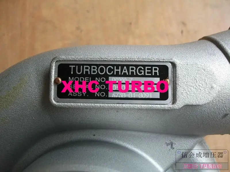 Новый турбокомпрессор HX35 6738 81 8091 3595157 для Комацу PC200 7 SAA6D102E 2 5.9L 210HP