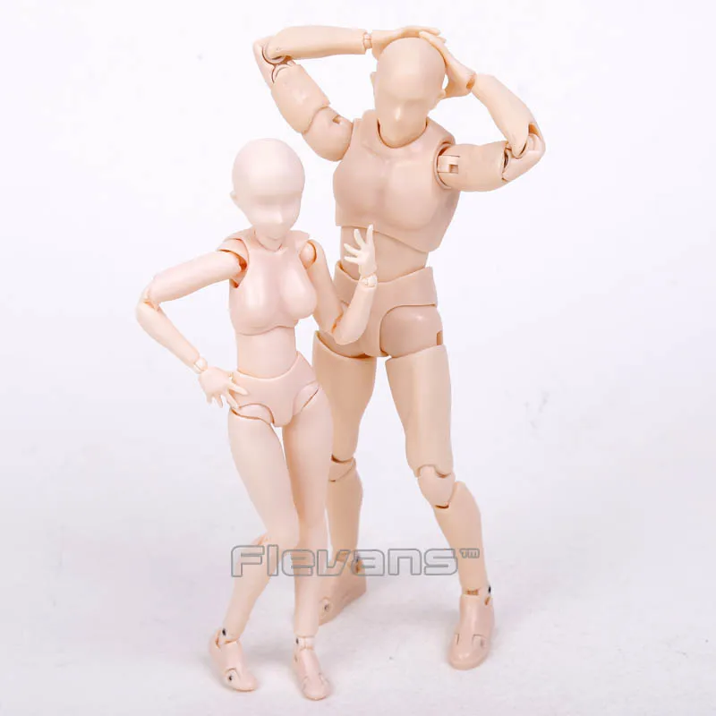 BODY KUN / CHAN серый/оранжевый цвет Ver. ПВХ экшн фигурка Коллекционная модель