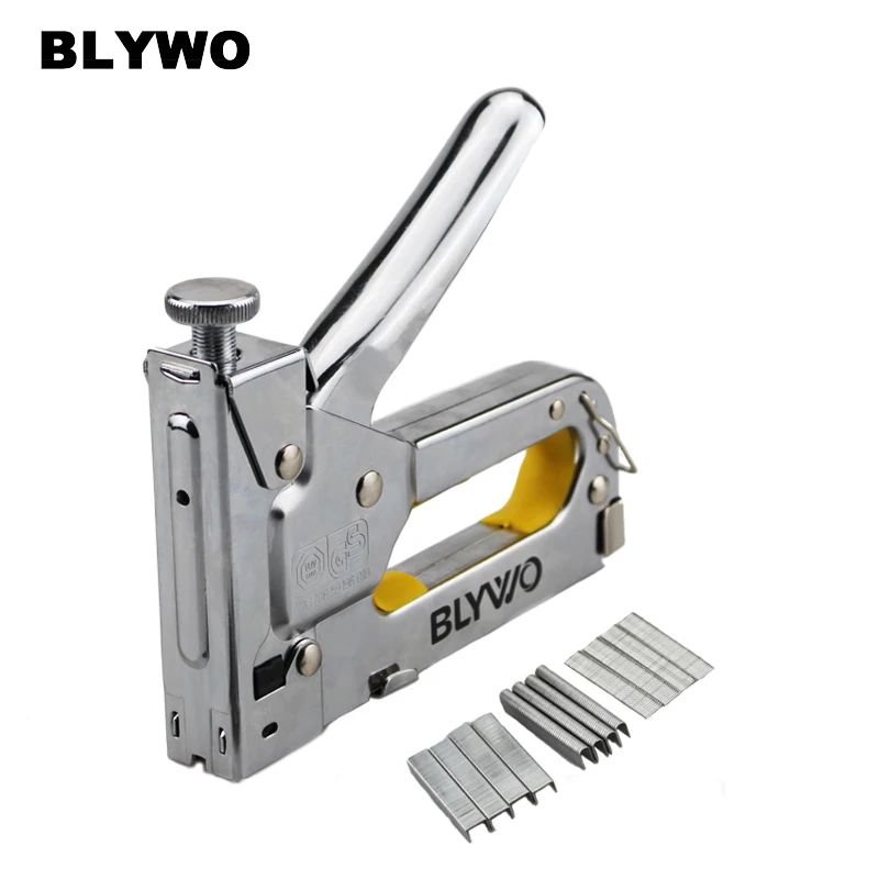 3 Way Heavy Duty Manual Staple Gun Furniture Nail Gun Frame with 600pcs