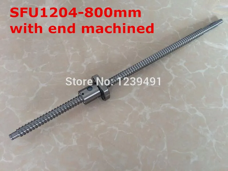 

sfu1204 - 800mm ballscrew + end machining for BK/BF10 standard processing cnc parts