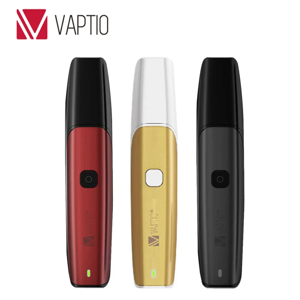 100% Оригинальный Vaptio C-Flat Pod Kit 350 мАч встроенный аккумулятор с картриджем 1 5 мл MTL и DL