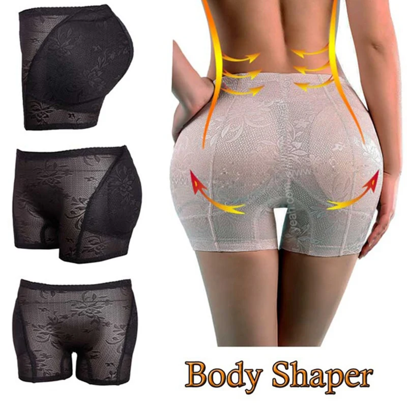 

Women Hip Up Padded Butt Enhancer Body Shaper Panties Full Butt/Hip Shaper Sexy Busty Hips Seamless Soft Underwear Size M-4XL