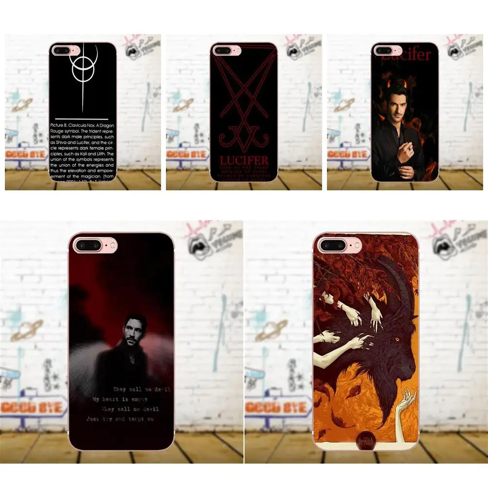 

Bixedx American Tv Lucifer TPU Phone Case Skin Cover For Samsung Galaxy A3 A5 A7 J1 J3 J5 J7 2016 2017 S5 S6 S7 S8 S9 edge Plus