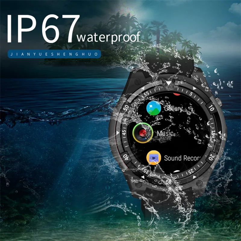 Смарт часы Bluetooth 4 0 1 Гб + 16 WiFi/3g/gps Android 5 MTK6580 2.0MP фитнес трекер монитор сердечного