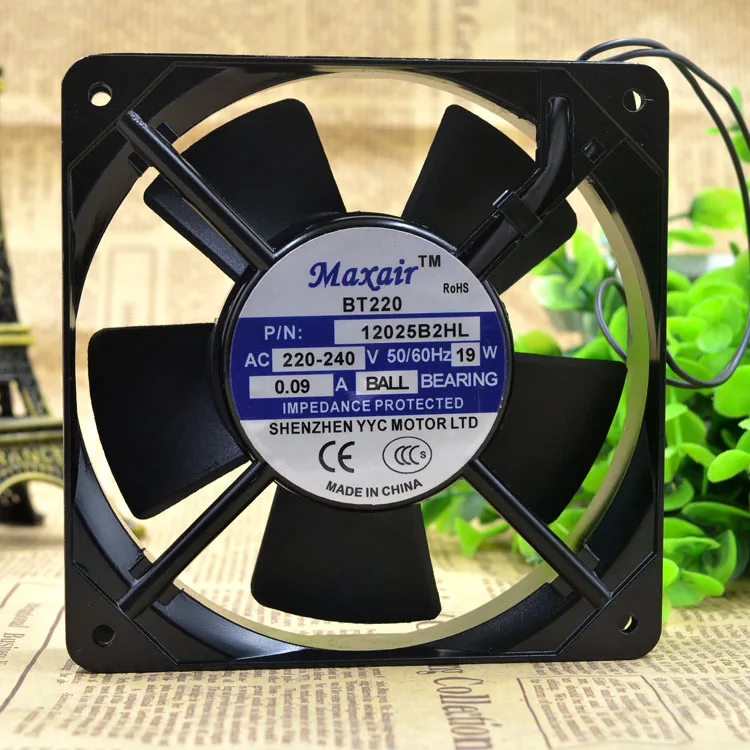 Для Maxair BT/220 12025B2HL 220 V 12025 12 см осевой вентилятор переменного тока охлаждающий вентилятор